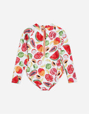 Frutas Long Sleeve Suit